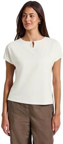 Street One - 3226600 - Jersey T-shirt - Gebroken Wit - Dames