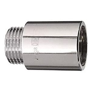 Cornat TEC382503 kraanverlenging 3/4 x 30 mm, chroom, 3/4 inch