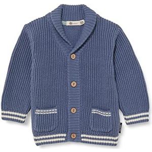 Sterntaler Baby-jongens GOTS gebreid jack gemêleerd gebreid vest, blauw, 56 cm