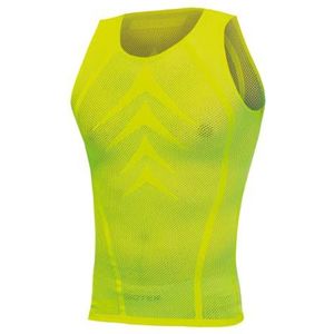 Biotex Summerlight Tanktop voor heren, ademend, voor fietsen en hardlopen, technisch sportondergoed, ideaal voor de zomer, neongeel, maat XS - M