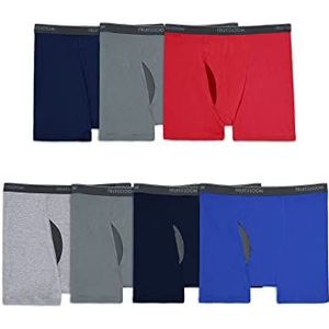 Fruit of the Loom Coolzone boxershorts voor heren (diverse kleuren) (Pack van 7), Big Man - 7 Pack - Diverse Kleuren, 4XL grote maten