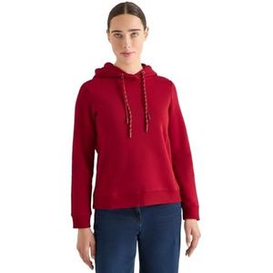 Cecil - Hoodie - Beaujolais Red - Met Capuchon