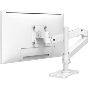 Ergotron LX Pro Monitorarm, hoge zuil, tafelhouder voor monitoren tot 34"", 1,8-10 kg, VESA, Constant Force technologie, wit - 45-695-290