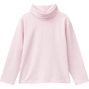 United Colors of Benetton T-shirt voor meisjes en meisjes, Roze, 1 jaar