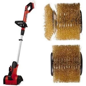 Einhell accu trerrasreiniger PICOBELLA Power X-Change (18V, zonder accu en lader) & Originele Einhell zijborstel ULTRA Steen (terrasreinigeraccessoire, voor de Einhell accu terrasreiniger PICOBELLA)