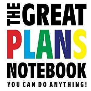The Great Plans Notebook (You can do anything!): (White Edition) Fun notebook 96 ruled/lined pages (5x8 inches / 12.7x20.3cm / Junior Legal Pad / Nearly A5)
