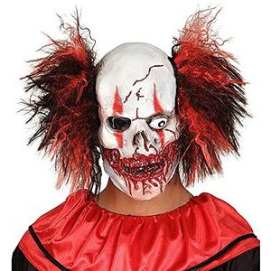 Widmann 01019 - masker bloedige clown - doodskop met haar