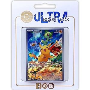 Pikachu SV027 Alternative Pokémon Gallery - Ultraboost X Écarlate et Violet 02 Évolutions à Paldea - Doos met 10 Franse Pokemon kaarten