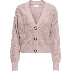 Vero Moda Jdyjusty L/S korte cardigan voor dames, Knt Noos, Woorose, XS