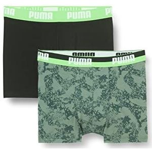 PUMA Boys Camo All Over Print Boxer Baby en Toddler Underwear Set, Green Combo, 128