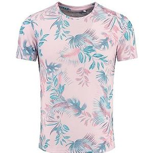 KEY LARGO Men T-shirts MT Palermo Round, roze (1330), 3XL