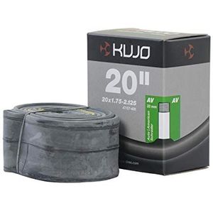 Kujo 553023 Schrader (Amerikaanse) Fietsbuis, Zwart, 35mm