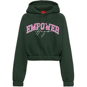 HUGO Dames Dionegia capuchontrui, Dark Green304, S