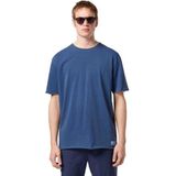T-shirt - Atlantic Blue - Relaxed-Fit Raw Edge - XXL