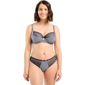 Sans Complexe Candice beha, marineblauw, grafische print, 90C voor dames, Bedrukt, marineblauw, grafisch, 75C