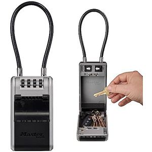 Master Lock 5482EURD Sleutelkluis met nieuw innovatief ontwerp flexibele kabelbeugel grote capaciteit hoge veiligheid
