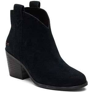 TOMS Constance enkellaars voor dames, Zwart Suede, 42.5 EU