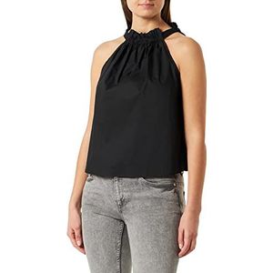 Pinko Tale Top Popeline onderhemd voor dames, Z99_black limousine &, 38 NL