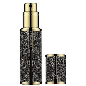 Travalo Couture Swarovski Perfume Atomizer - Dorado for Unisex 0.17 oz Refillable Spray (Empty)