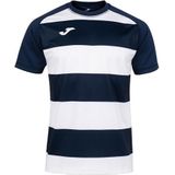 Joma 4XS-3XS T-shirt met korte mouwen Prorugby II, uniseks, volwassenen, marineblauw/wit