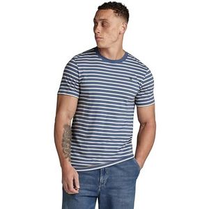 G-STAR RAW Stripe Slim, Meerkleurig (Whitebait/Vintage Indigo Stripe D24445-c339-g383), XS