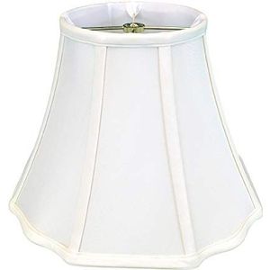 Royal Designs lampenkap voor buitenhoeken, uitlopend, wit, 8 x 14 x 11 cm