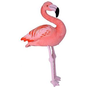 Wild Republic 22298 Pluche Flamingo, Cuddlekins Jumbo, knuffeldier, pluche dier, 86 cm, roze, 33 inch