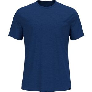 Odlo Essential Natural Tee T-shirt Met Korte Mouwen Blauw Man