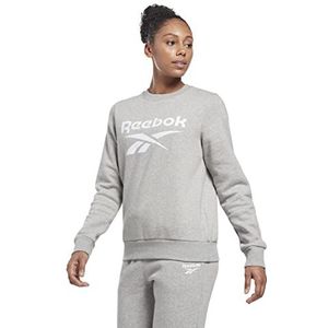 Reebok Dames Identity Big Logo Fleece Crew TRAINING SWEATSH. (LONG SL.)