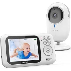 TakTark - BM611 - Babyfoon met Camera - 3,2 Inch LCD - Draadloos - Nachtzicht