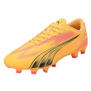 PUMA Ultra Play Fg/Ag voetbalschoen voor heren, Sun Stream PUMA Black Sunset Glow, 43 EU