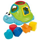 Simba 104010027 - ABC Drijvende sorteerschildpad, badspeelgoed, 5 vormen, sorteerpuzzel