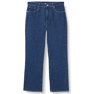 7 For All Mankind Dames Logan Stovepipe Deep Dive Jeans, Donkerblauw, Regular, Donkerblauw, One size