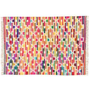 VIVA Welcome in Bombay tapijt, katoen, meerkleurig, 140 x 200 x 2,80 cm