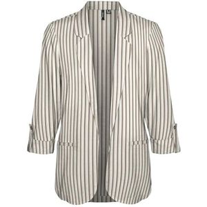 VMJESMILO 3/4 Loose Blazer WVN GA NOOS, Birch/Aop: heidi, XS