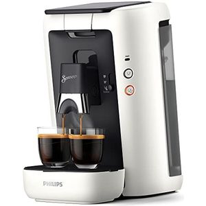 Phillips CSA260/10 Senseo Maestro Koffiepadmachine, 1.2 Liter Waterreservoir, Koffiesterktekeuze en Memofunctie, Groen Product, Kleur: Wit