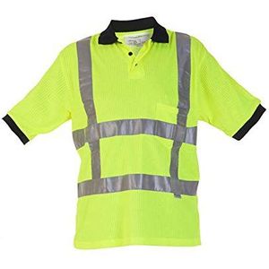 Hydrowear 040440FY Tuk Viloft Polo Shirt, 100% Polyester, Middelgrote maat, Hi-Vis Geel