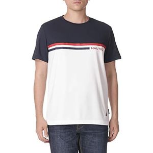 Nautica mens Nautica Men's Navtech Colorblock Tee T Shirt, Navy, XX-Large US