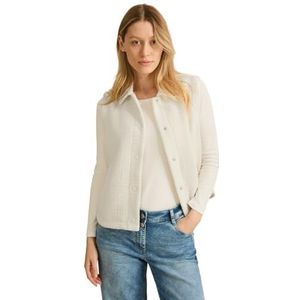 CECIL Dames B220266 Bouclé vest, raw zand beige, M, Raw Zand Beige, M