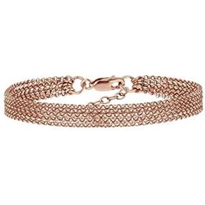 Elli Armband voor dames, moderne look van 925 sterling zilver, 180, Facetgeslepen, Zonder