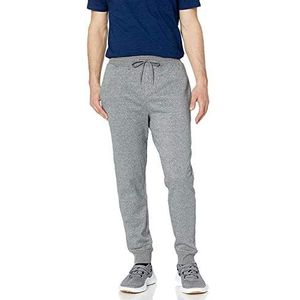 Jockey Men's Active Basic Fleece Jogger Sweatpant, Charcoal Heather, Medium