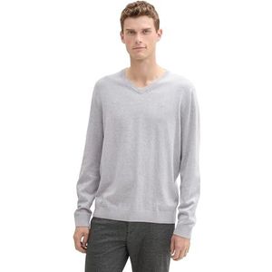 TOM TAILOR - 15398 - Trui - Light Stone Grey Melange