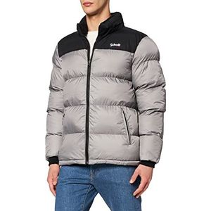 Schott NYC Utah Uniseks donsjack, Zilver, XS