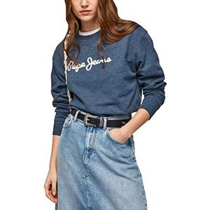 Pepe Jeans Nanettes-sweater voor dames, Blauw (Dulwich), XS