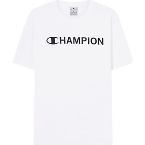 Champion Legacy Heren, Graphic Crewneck T-Shirt, XS, Wit, Wit, XS