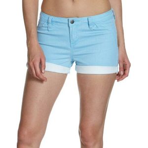 PIECES Dames Jeans Short Lage Tailleband, 17039143, blauw (Comb 1), 40/42(L/XL)