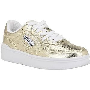 Guess Women's SYBELA Sneaker, Gold 710, 8