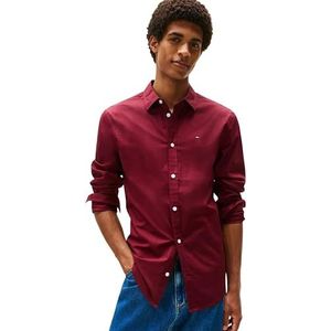 TOMMY JEANS - Sabim - Overhemd - Red wine - Slim Fit - Stretch Shirt