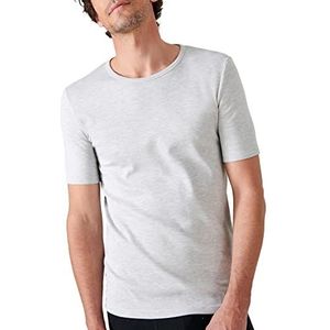 Damart - T-shirt met korte mouwen met interlock-mesh, Grijs Chinees, XS