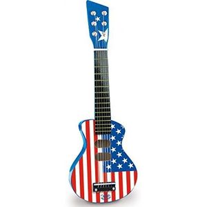 Vilac 8333 Amerikaanse vlag Rock N Roll gitaar, veelkleurig